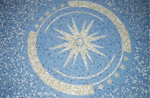 Swimming pool and Logo Perastra Perast